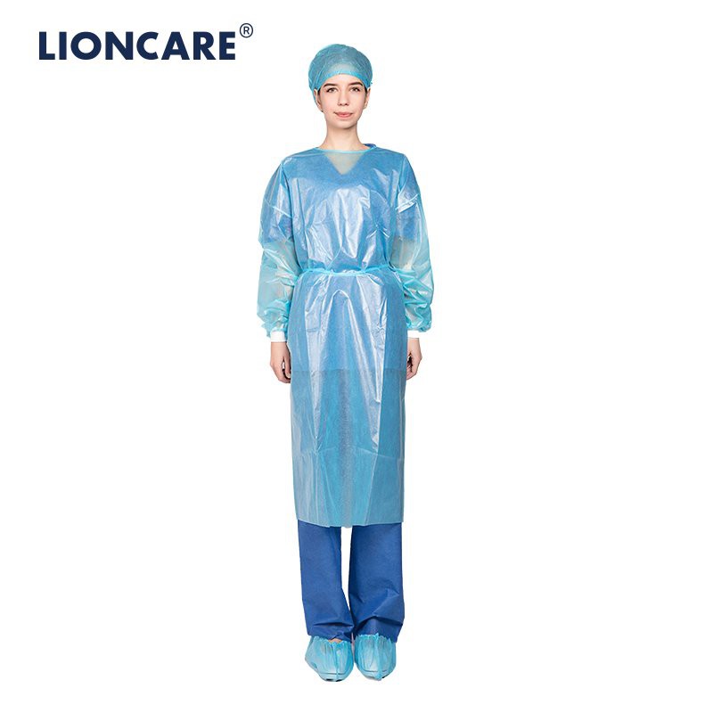 LIONCARE® Isolationskittel aus laminiertem Polypropylen