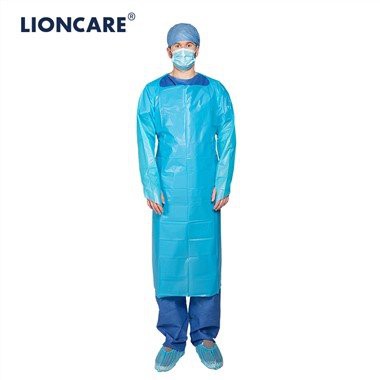 LIONCARE® CPE-Isolationskittel aus chloriertem Polyethylen