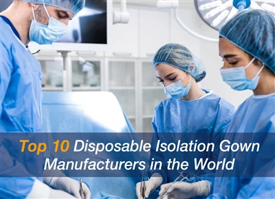 Top 10 Einweg -Isolationskleid -Hersteller der Welt